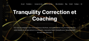Tranquility Correction et Coaching